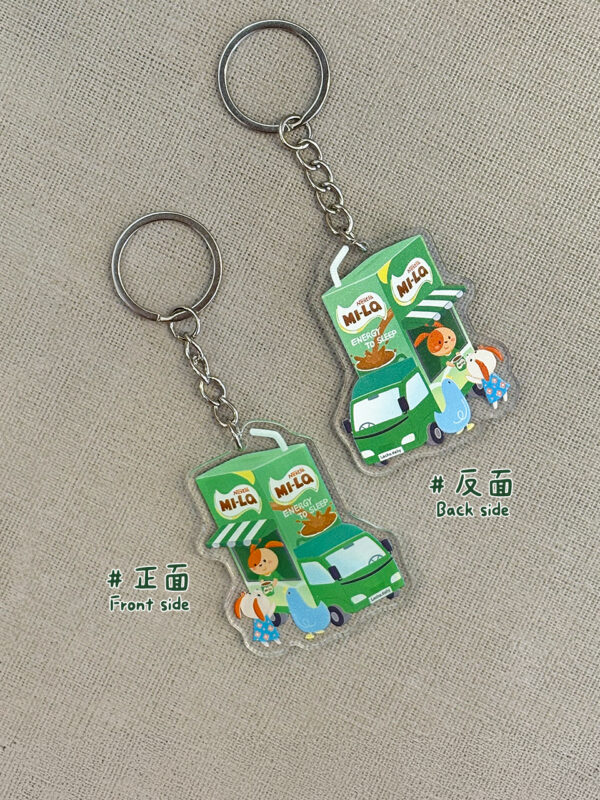 acrylic keychain (mi la truck)
