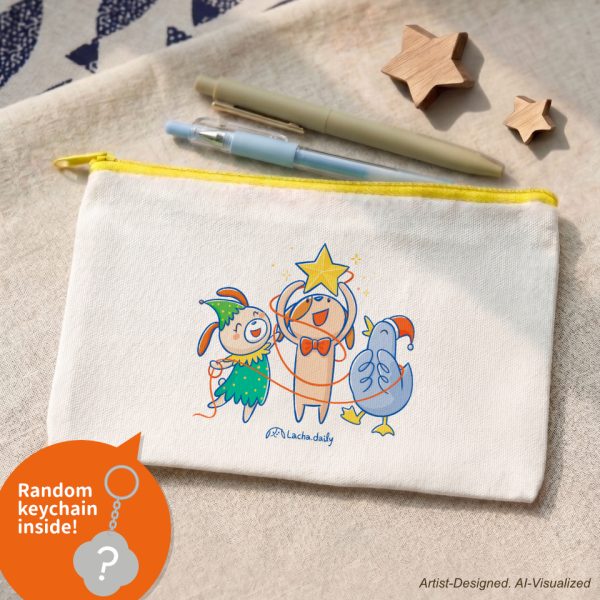 zipper pouch (christmas star) includes one random acrylic keychain inside (複製)