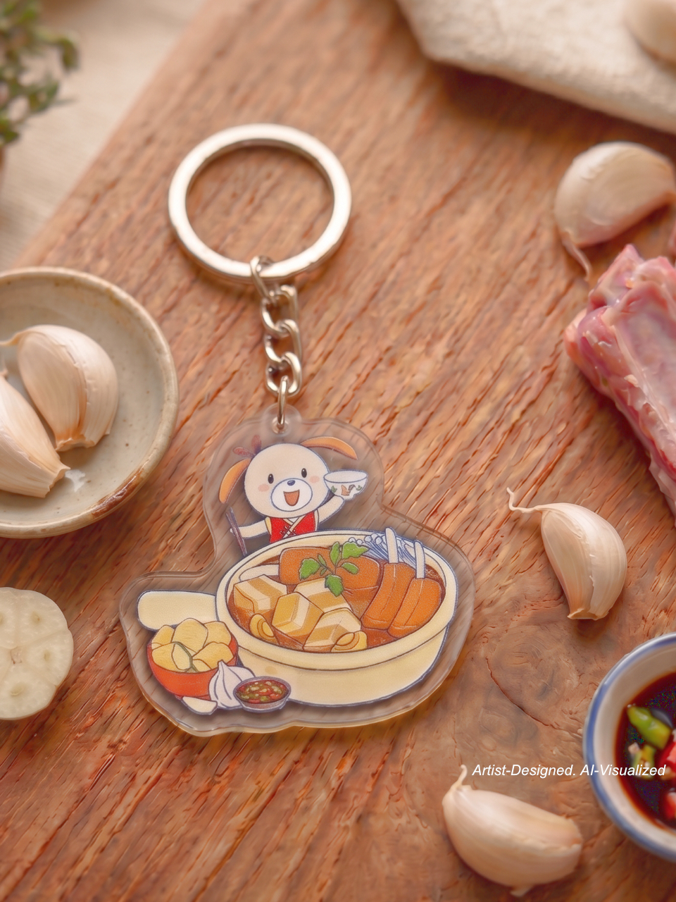 acrylic keychain (bak kut teh) acrylic keychain (bak kut teh)