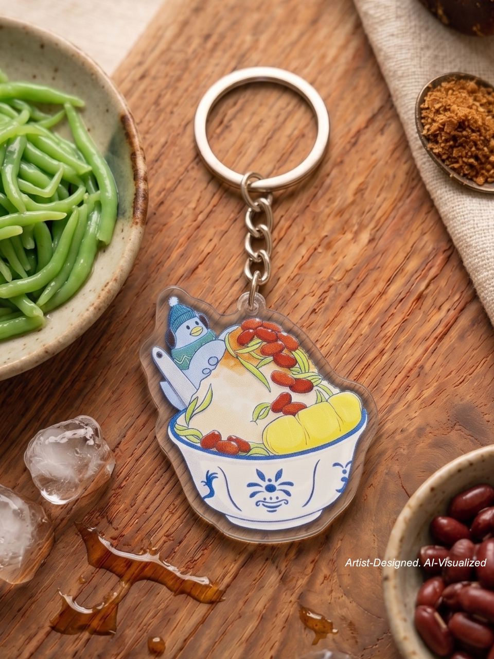 acrylic keychain (cendol) acrylic keychain (cendol)